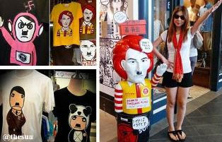 Inilah T-Shirt Bernuansa kartun dari Adolf Hitler