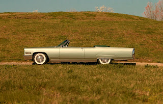 1966 Cadillac Eldorado Cabriolet Green Side Left