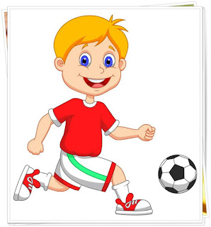 Mewarnai Gambar  Anak  Bermain  Bola  U Warna