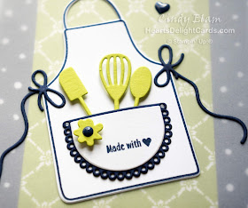 Heart's Delight Cards, Apron of Love, Thank You, Made With Love, Stampin' Up!