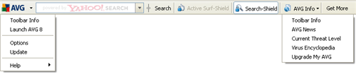 AVG 8.0 Browser Toolbar