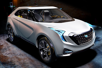 HYUNDAI CURB CONCEPT CARS front side view
