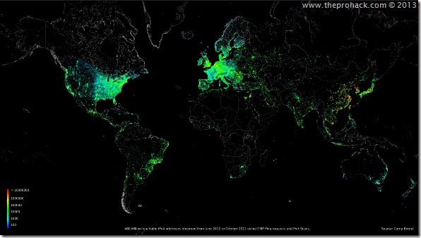 CARNA Botnet–Researchers map Internet - theprohack.com