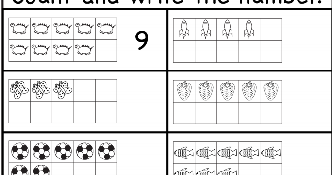 LEMBAR KERJA MATEMATIKA BERHITUNG DAN TULIS UNTUK ANAK 