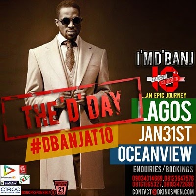 D’banj Grateful as 10th Anniversary Kicks-off in Lagos