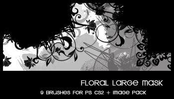 Large Floral Brushes