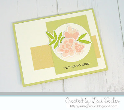You're So Kind card-designed by Lori Tecler/Inking Aloud-stamps and dies from Altenew