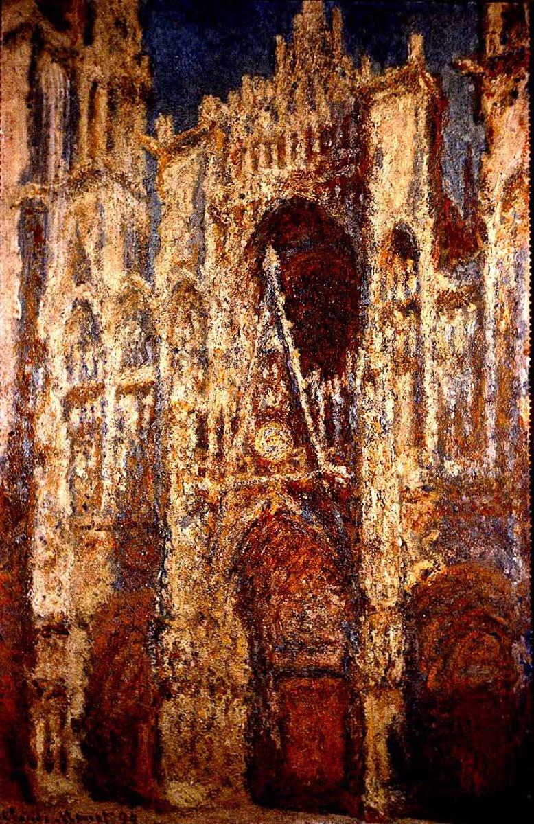 DIBUJANDO ARQUITECTURAS: Monet, la catedral de Rouen