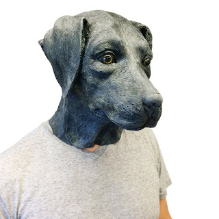 Black Labrador Retriever Dog Costume Face Mask