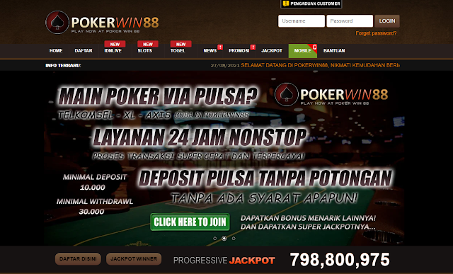 POKER DEPOSIT PULSA