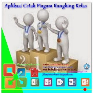 Download Aplikasi Cetak Piagam Rangking Kelas