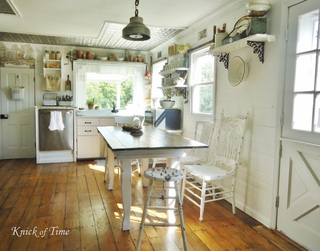 Knick of Time: Farmhouse Kitchen Remodel - A Room with a View