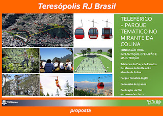 Prefeitura propõe criação de Teleférico e Parque Temático em Teresópolis