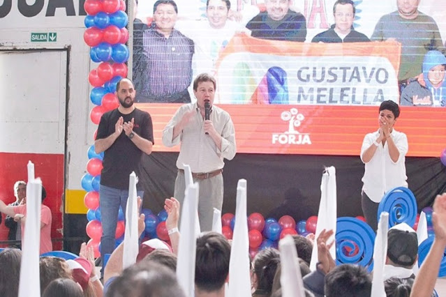 Acto de FORJA en Rio Grande, pidiendo la reeleccion de Melella