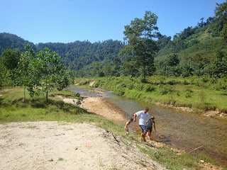 Hot springs in Kapong - Thailand 