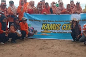 Peserta MGMP Bahasa Indonesia Tingkat SMA Adakan Kamis Ceria Di Pantai Melayu 