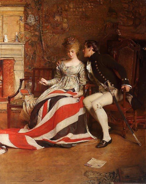 Джордж Уильям Джой - «Первый британский флаг» 