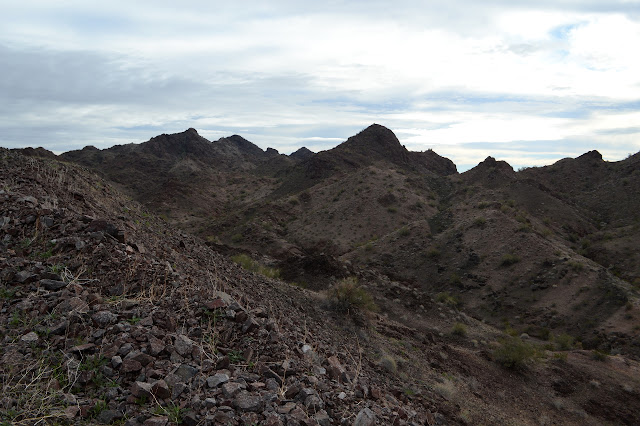 sharp bumps of mountain