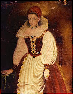 Elisabeth / Erzsébet Báthory en 1585, à l'âge de 25 ans
