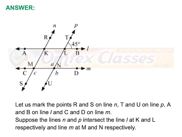 Practice Set 2.1,  Chapter 2 - Parallel Lines Mathematics Part II Solutions for Class 9 Math