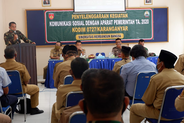 Kodim Karanganyar - Dandim Karanganyar : TNI-Polri Siap Mengawal Pendisiplinan Protokol Kesehatan Covid 19