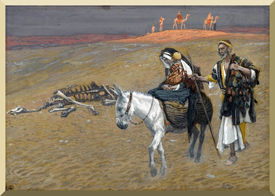 "The Flight into Egypt" -- by James Tissot