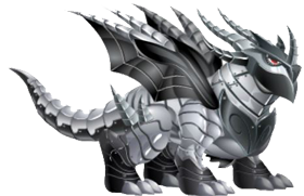 imagen del dragon metal doble de dragon city