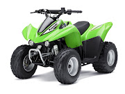 The KFX®90 ATV allows young riders to answer the call to adventure.