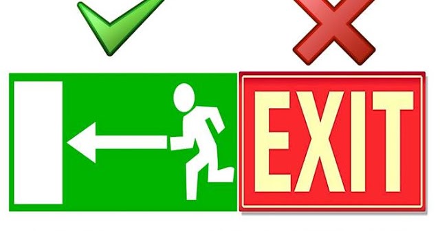 Why Should Emergency Exit Signs Be Green Not Red Hse And Fire Protection Safety Ohsa Health Environment Process Safety Occupational Diseases