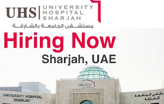 University Hospital Sharjah Hiring Now Sharjah UAE