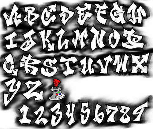 Graffiti Letters Stencils