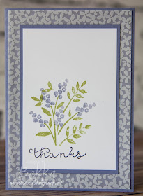 Number Of Years Thank You Cards by Stampin' Up! UK Demo Bekka - check out her blog here