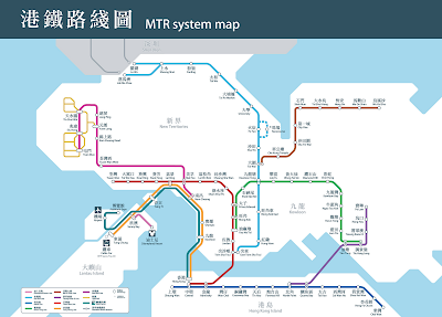 airport express map hongkong