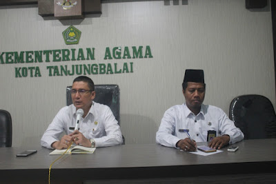 Jelang Ramadhan, Kakankemenag Tanjungbalai Pimpin Rapat Koordinasi