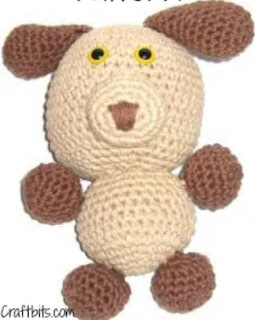 PATRON GRATIS PERRO AMIGURUMI 144