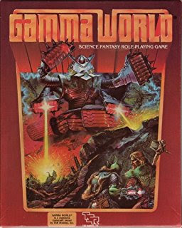 Cover of Gamma World (second edition), a role-playing game published by TSR.