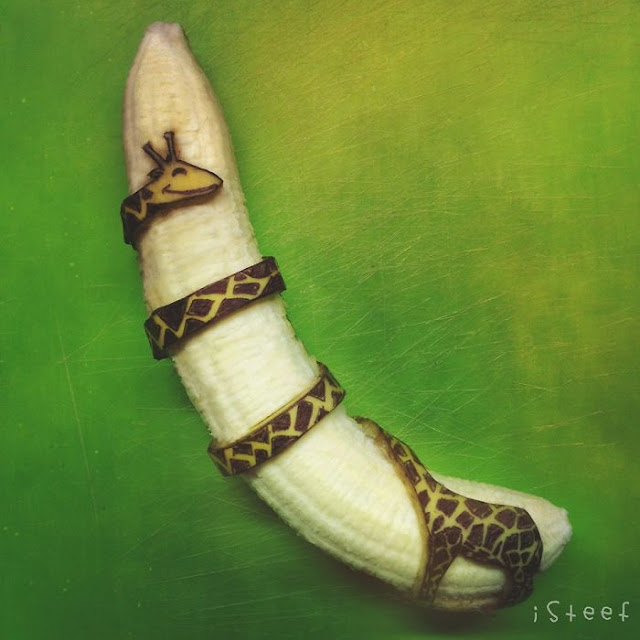 seni ukir buah pisang ular
