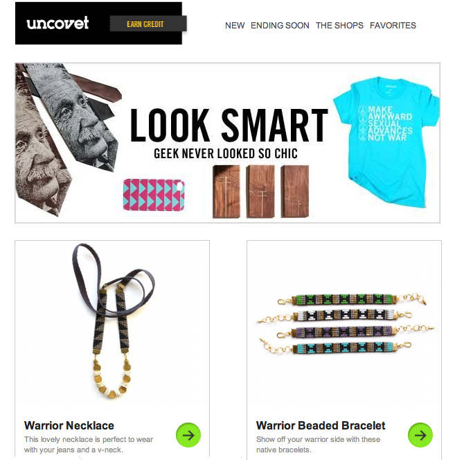 On the Lookout Jewelry on Uncovet.com!