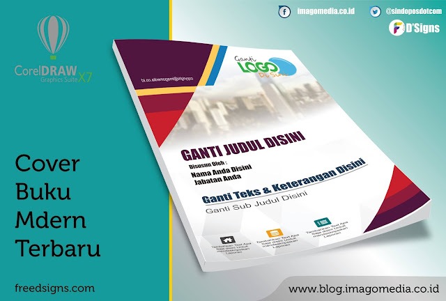 10 Desain  Cover Buku  Laporan Keren Download  Gratis  Imago 