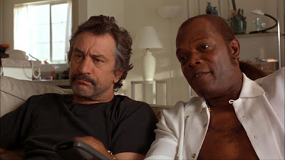 Robert De Niro (left) and Samuel L. Jackson in Jackie Brown, Directed by Quentin Tarantino