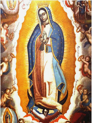 Pintura de la Virgen de Guadalupe