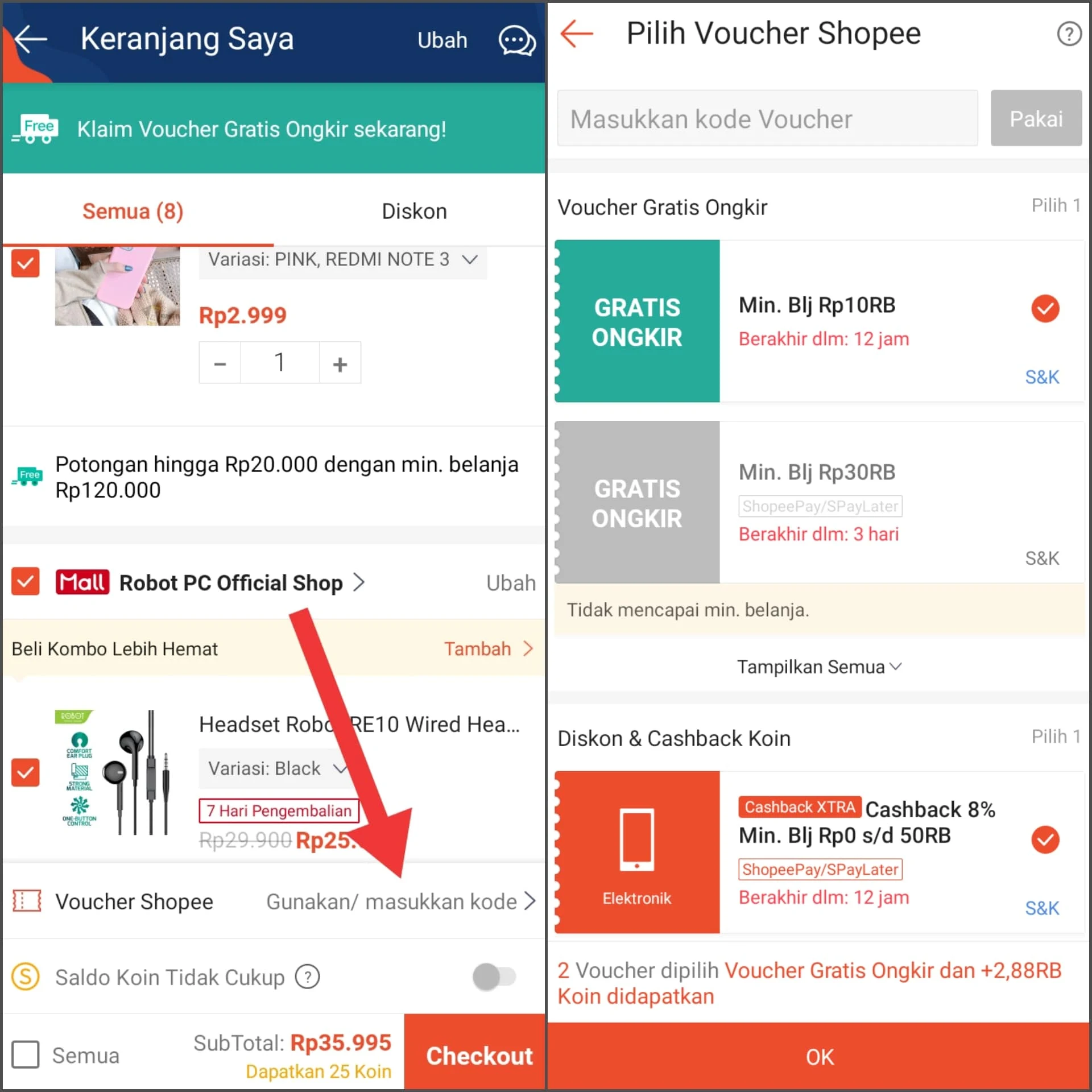 Apakah bisa belanja di Shopee beda toko satu ongkir?