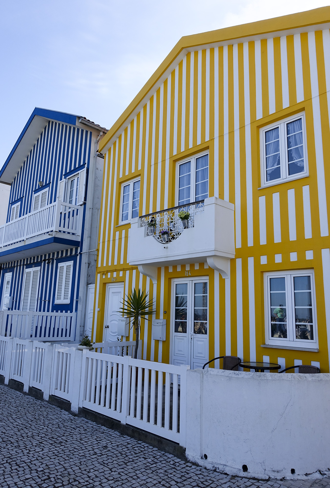 costa nova red stripped house aveiro portugal