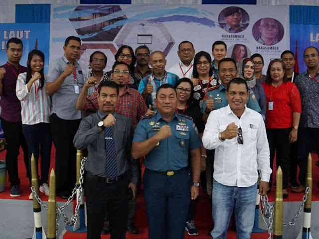 Antongan Simatupang Berikan Seminar Jaga Laut Kita di Debat Fakultas Hukum Unpatti