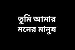 Tumi Amar Moner Manus (তুমি আমার মনের মানুষ) Song lyrics