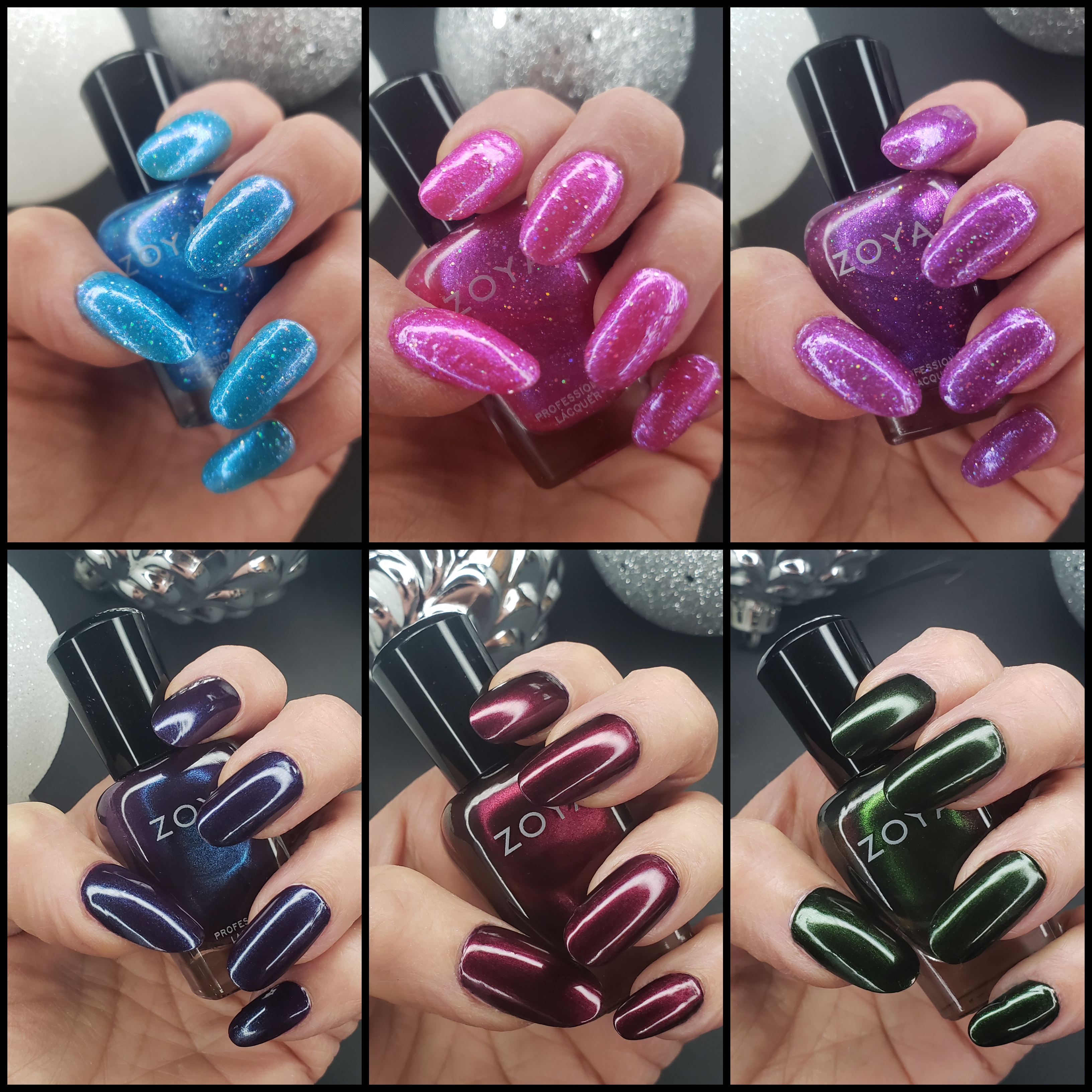 The Polished Hippy: Zoya Winter Holos Collection Swatches and Review