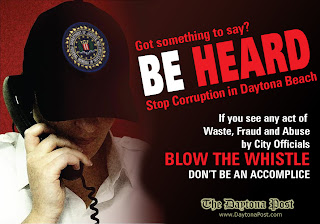 BE HEARD - Blow the Whistle on Daytona Beach Corruption