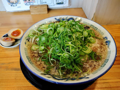 麺屋春馬　ルーキー煮干し九条ねぎトッピング