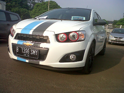 modifikasi chevrolet aveo velg 18