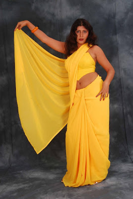 Masala Actress Ranjitha Hot Spicy Saree Blouse Photos Gallery